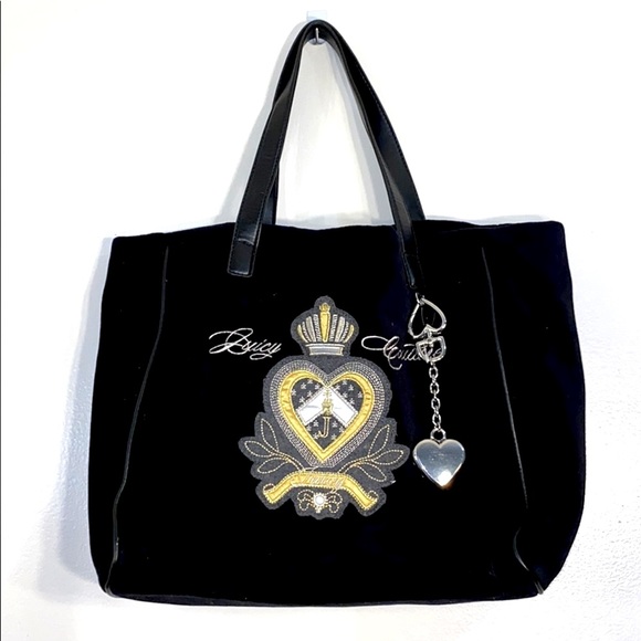 Juicy Couture Handbags - Juicy Couture Big Velour Tote Bag